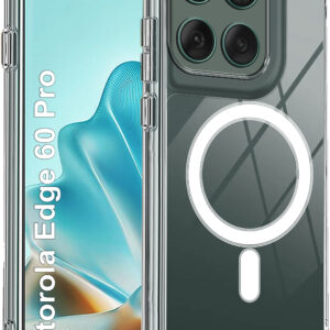 Cover for Motorola Edge 60 Pro (Transparent, Magsafe)