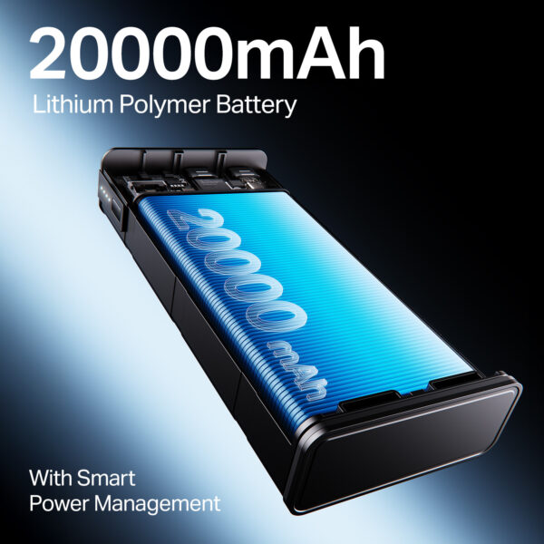 boAt 20000 mAh 22.5 W Power Bank (Black) - Image 2
